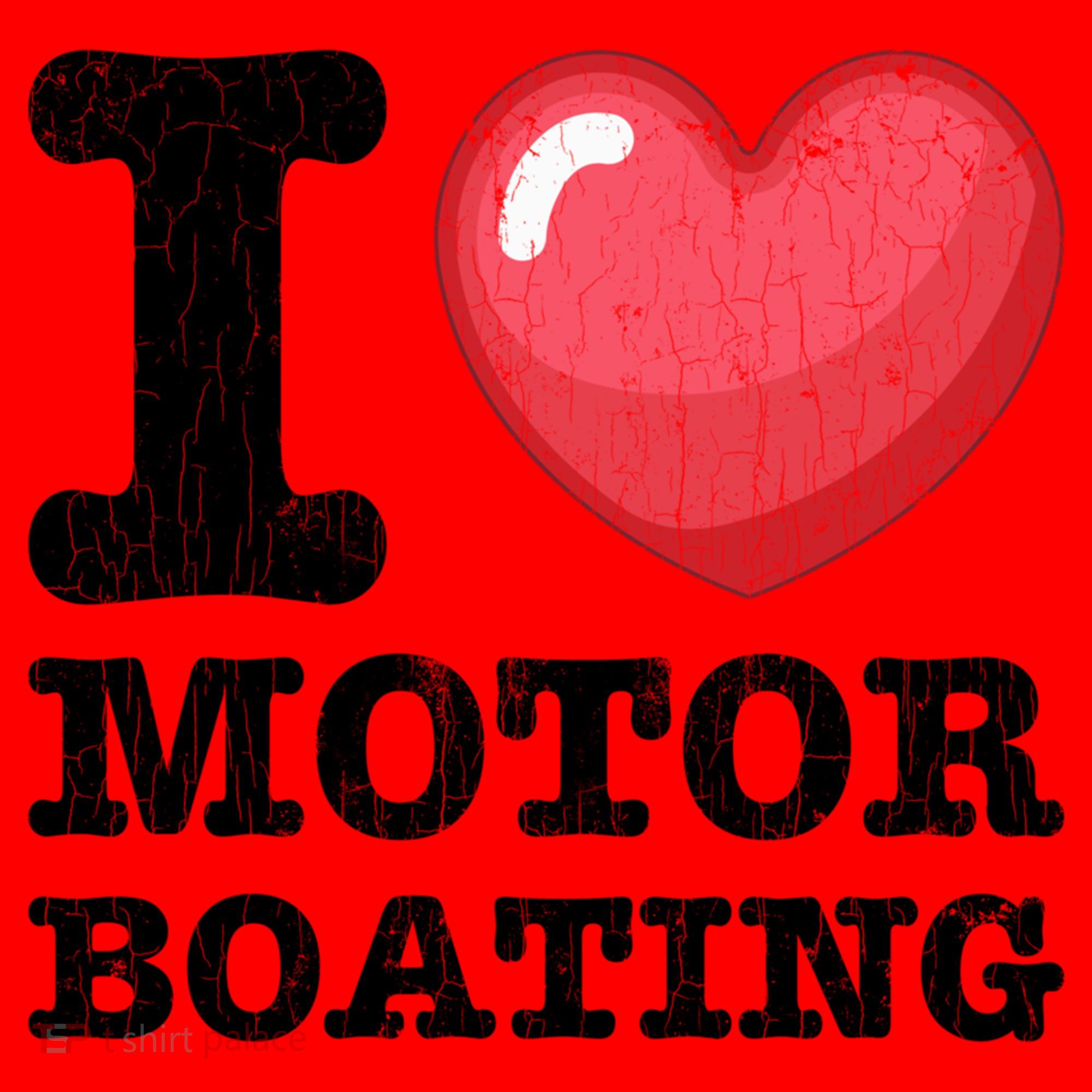 I Love Motor Boating Funny Sailor Sailing Sailboat Graphic Funny Gift Santa Hat