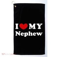 I Love My Nephew Golf Towel thumb 0