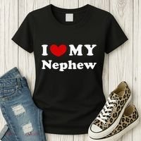 I Love My Nephew Women's T-Shirt thumb 3