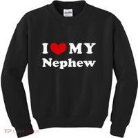 I Love My Nephew Kids Sweatshirt thumb 0