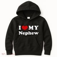 I Love My Nephew Kids Hoodie thumb 0