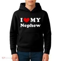 I Love My Nephew Kids Hoodie thumb 4