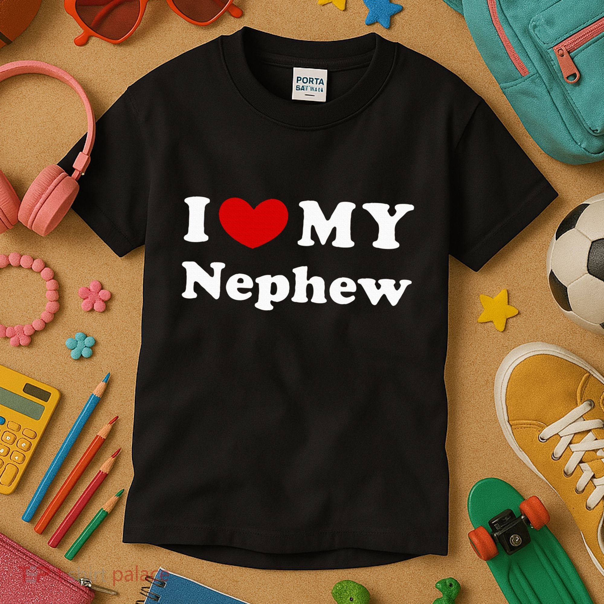 I Love My Nephew Kids T-Shirt
