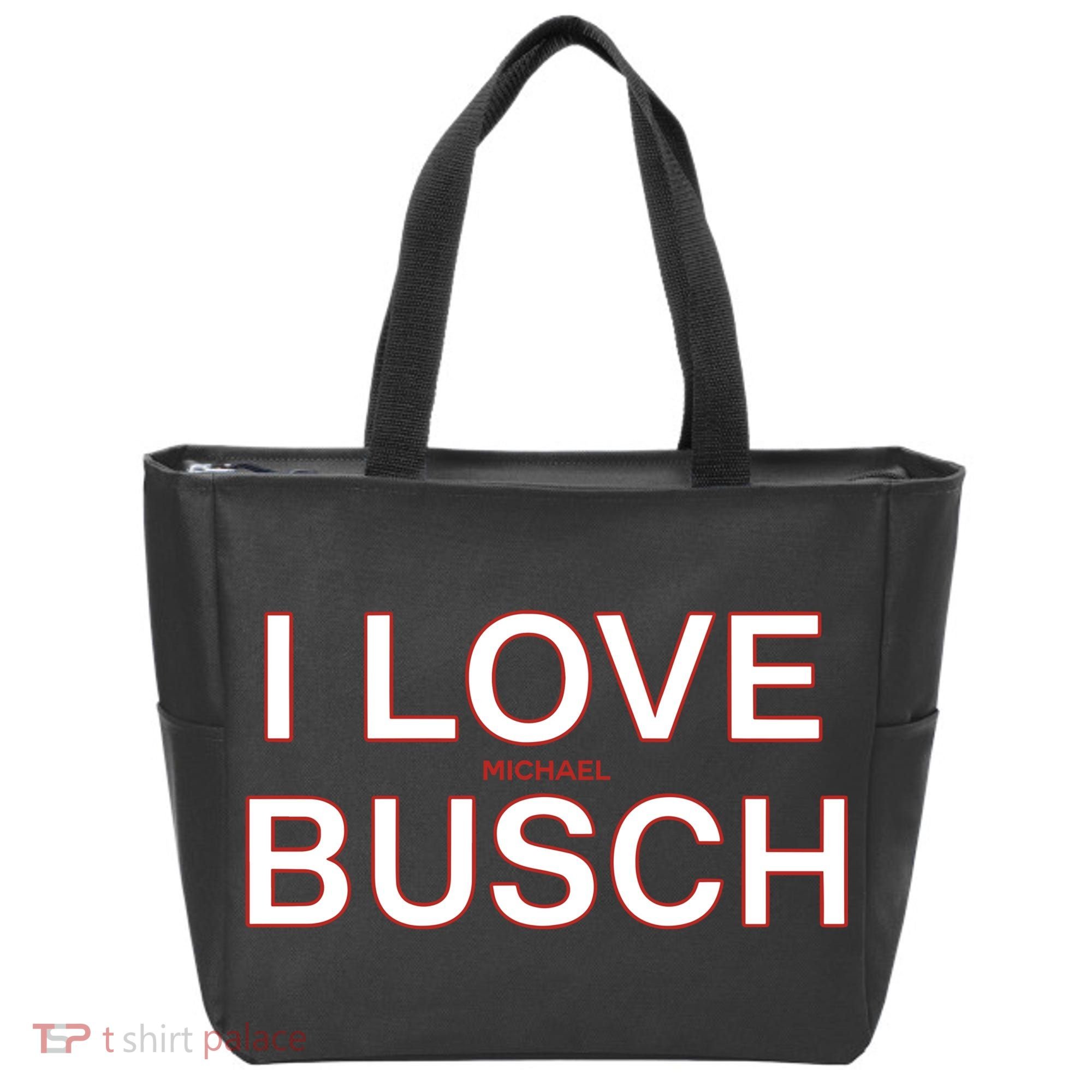 I Love Michael Busch Tote Bag