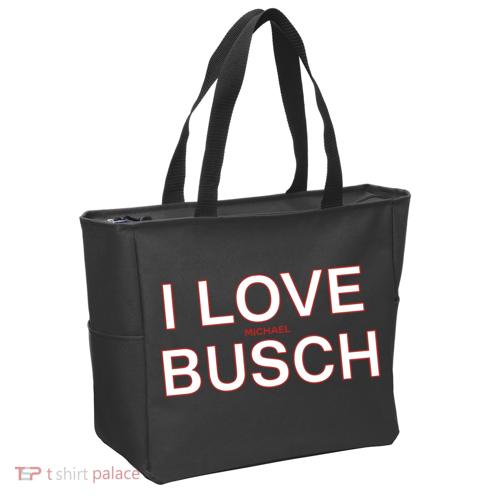I Love Michael Busch Tote Bag
