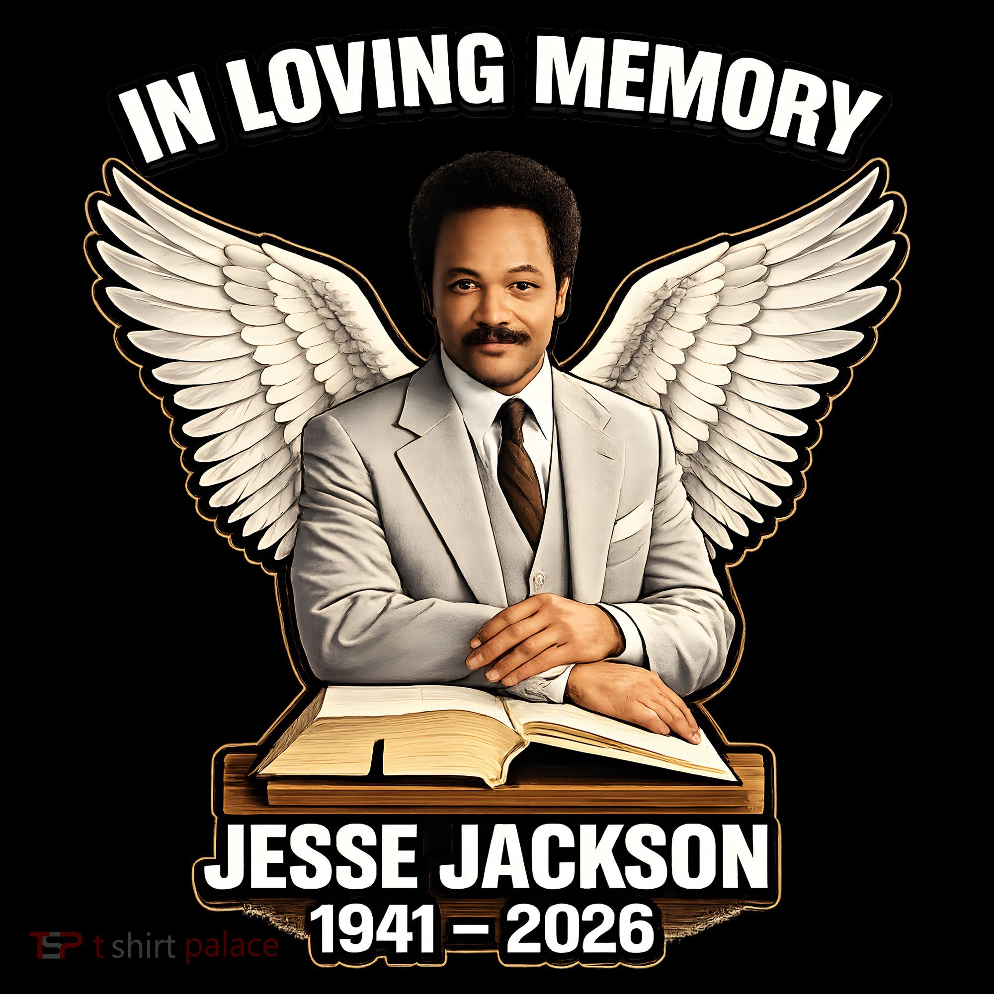 In Loving Memory RIP Jesse Jackson 1941-2026 USA-Made Doggie Bandana