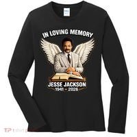 In Loving Memory RIP Jesse Jackson 1941-2026 Women's Long Sleeve Shirt thumb 0