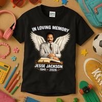 In Loving Memory RIP Jesse Jackson 1941-2026 Kids T-Shirt thumb 3