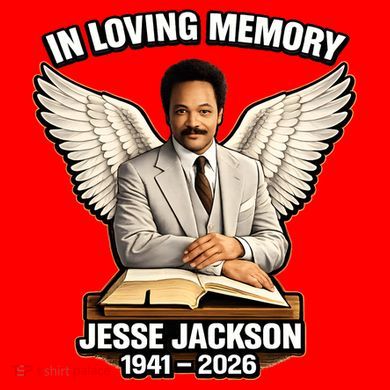 In Loving Memory RIP Jesse Jackson 1941-2026 Santa Hat