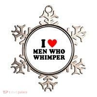 I Love Men Who Whimper Funny Whimper Quotes Ornament thumb 0