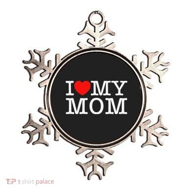 I Love My Mom Ornament
