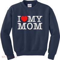I Love My Mom Kids Sweatshirt thumb 0