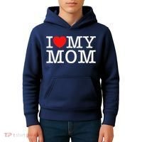 I Love My Mom Kids Hoodie thumb 4