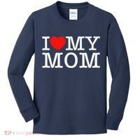 I Love My Mom Kids Long Sleeve Shirt thumb 0