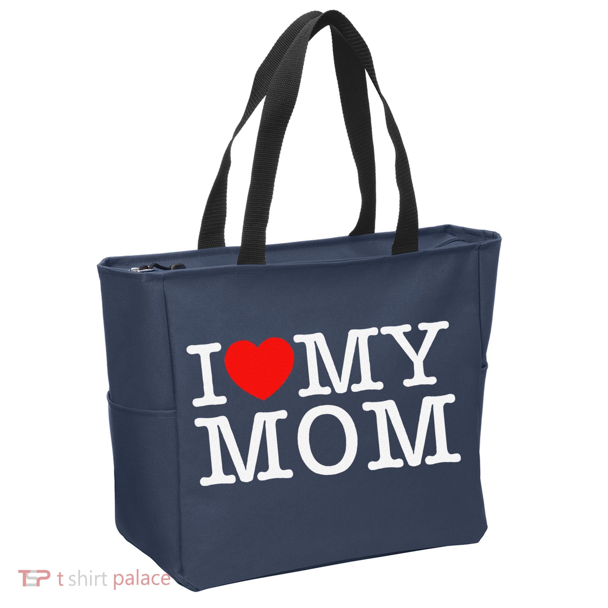 I Love My Mom Tote Bag