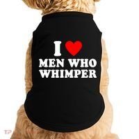 I Love Men Who Whimper Funny Whimper Quotes Doggie Tank thumb 0