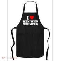 I Love Men Who Whimper Funny Whimper Quotes Apron thumb 0