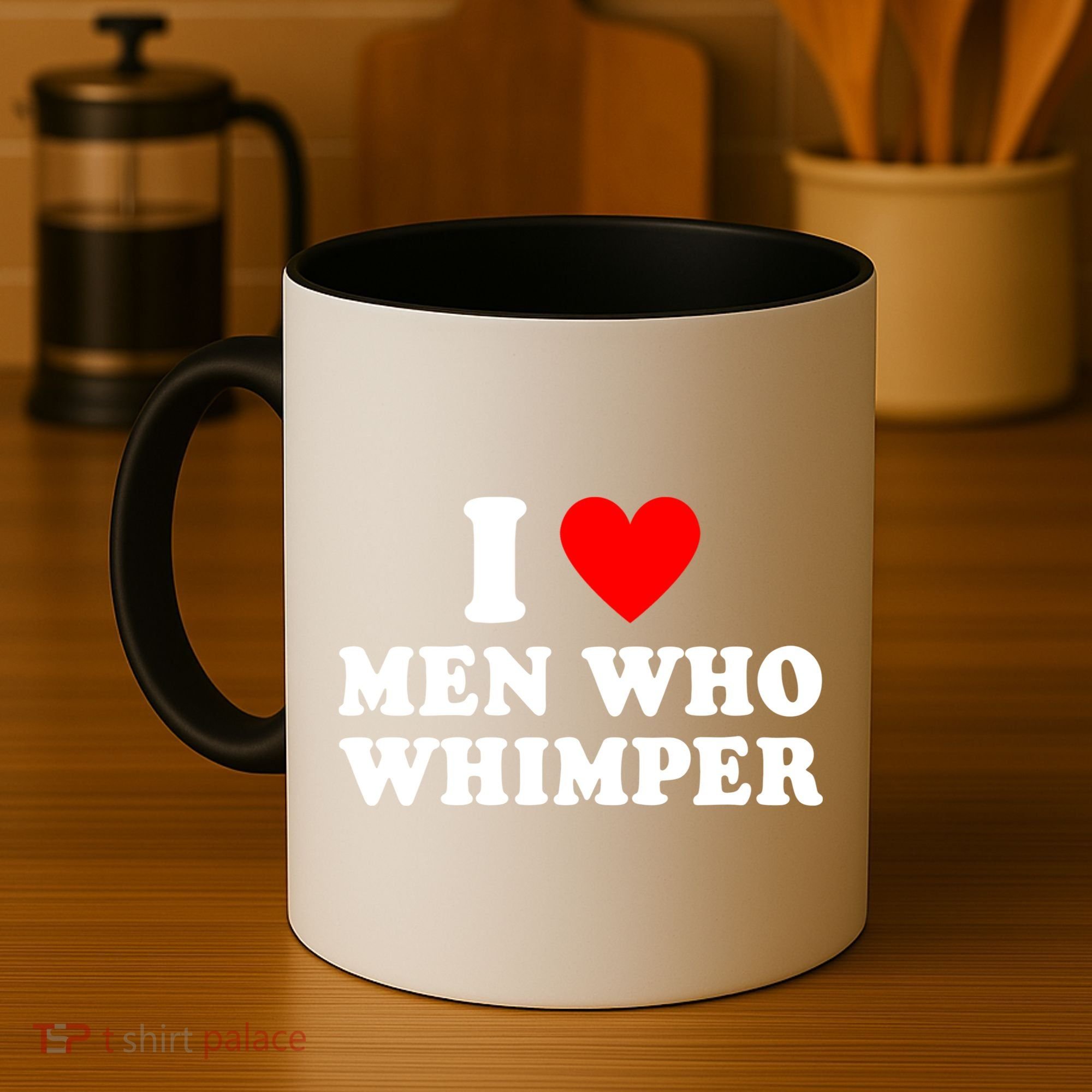 I Love Men Who Whimper Funny Whimper Quotes Coffee Mug