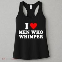 I Love Men Who Whimper Funny Whimper Quotes Women's Tank Top thumb 3