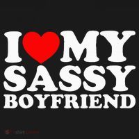 I Love My Sassy Boyfriend Bf Women's Hoodie thumb 2