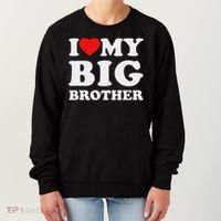 I Love My Big Brother Heart Women's Sweatshirt thumb 0