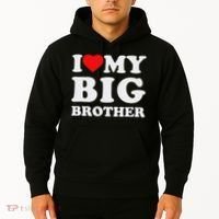 I Love My Big Brother Heart Hoodie thumb 2