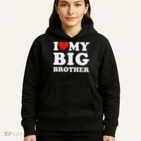 I Love My Big Brother Heart Hoodie thumb 5