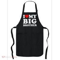 I Love My Big Brother Heart Apron thumb 0