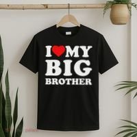 I Love My Big Brother Heart T-Shirt thumb 2