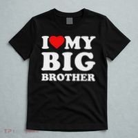 I Love My Big Brother Heart T-Shirt thumb 5