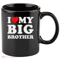 I Love My Big Brother Heart 11oz C Handle Ceramic Mug thumb 0