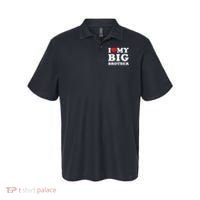 I Love My Big Brother Heart Polo thumb 0