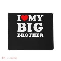I Love My Big Brother Heart Mousepad thumb 0