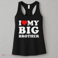 I Love My Big Brother Heart Women's Tank Top thumb 3
