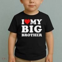 I Love My Big Brother Heart Toddler T-Shirt thumb 2