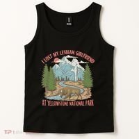 I Lost My Lesbian Girlfriend At Yellowstone National Park Tank Top thumb 2
