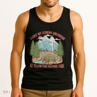 I Lost My Lesbian Girlfriend At Yellowstone National Park Tank Top thumb 3