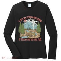 I Lost My Lesbian Girlfriend At Yellowstone National Park Women's Long Sleeve Shirt thumb 0