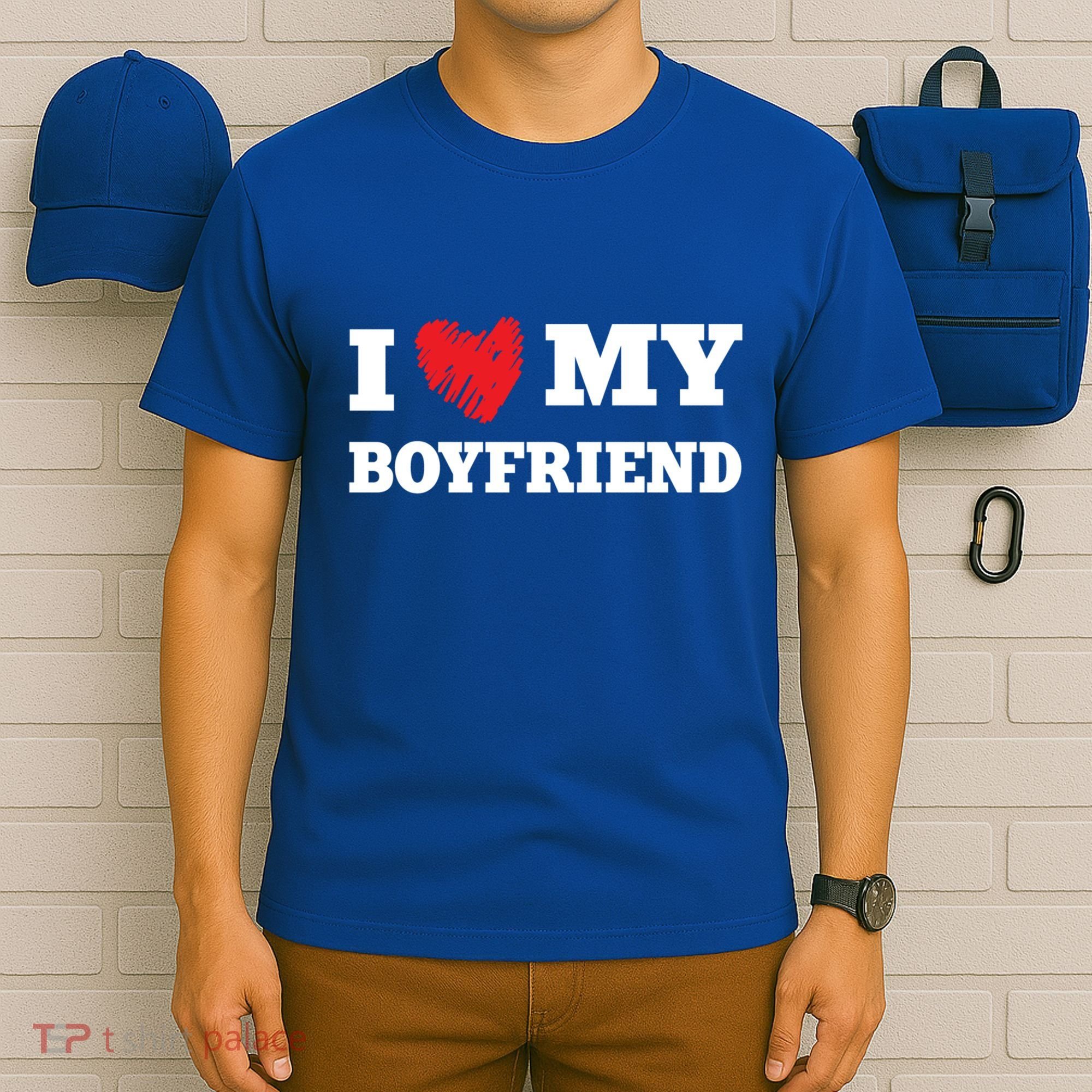 I Love My Friend Favorite Family Member Valentines Bf Gift T-Shirt