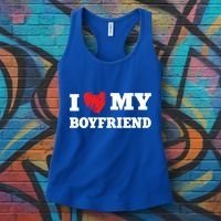 I Love My Friend Favorite Family Member Valentines Bf Gift Women's Tank Top thumb 3