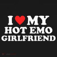 I Love My Hot Emo Girlfriend GF Red Heart Eboy Egirl Funny Women's Tank Top thumb 5