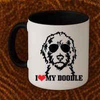 I Love My Doodle Goldendoodle Mom Labradoodle Dog Owner Gift Coffee Mug thumb 2