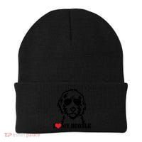 I Love My Doodle Goldendoodle Mom Labradoodle Dog Owner Gift Beanie thumb 0