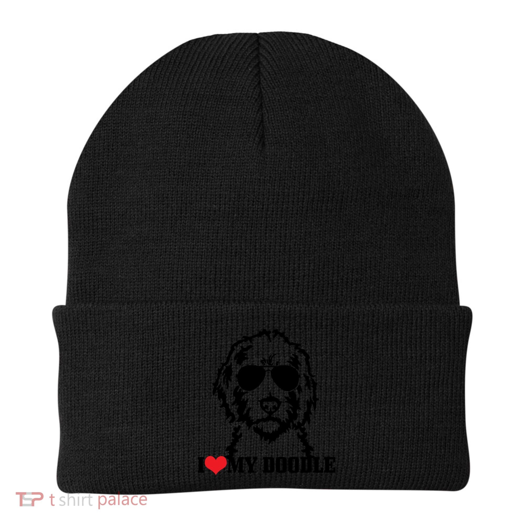 I Love My Doodle Goldendoodle Mom Labradoodle Dog Owner Gift Beanie