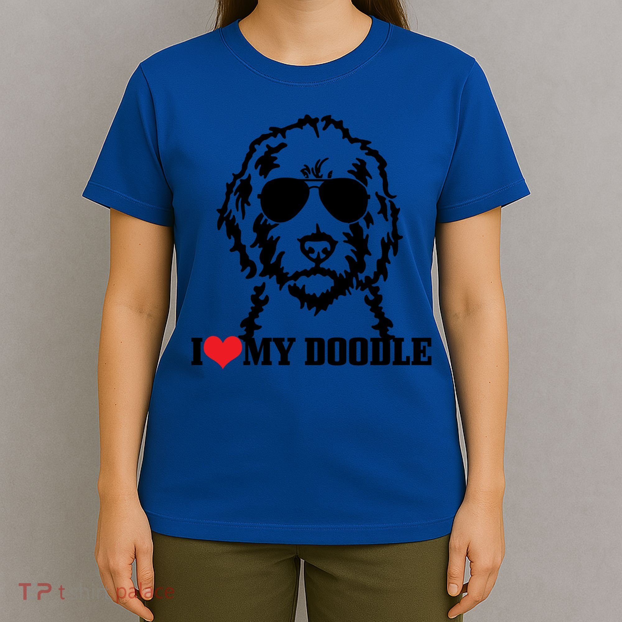 I Love My Doodle Goldendoodle Mom Labradoodle Dog Owner Gift T-Shirt