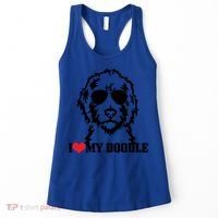 I Love My Doodle Goldendoodle Mom Labradoodle Dog Owner Gift Women's Tank Top thumb 0