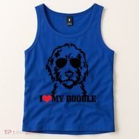 I Love My Doodle Goldendoodle Mom Labradoodle Dog Owner Gift Tank Top thumb 2