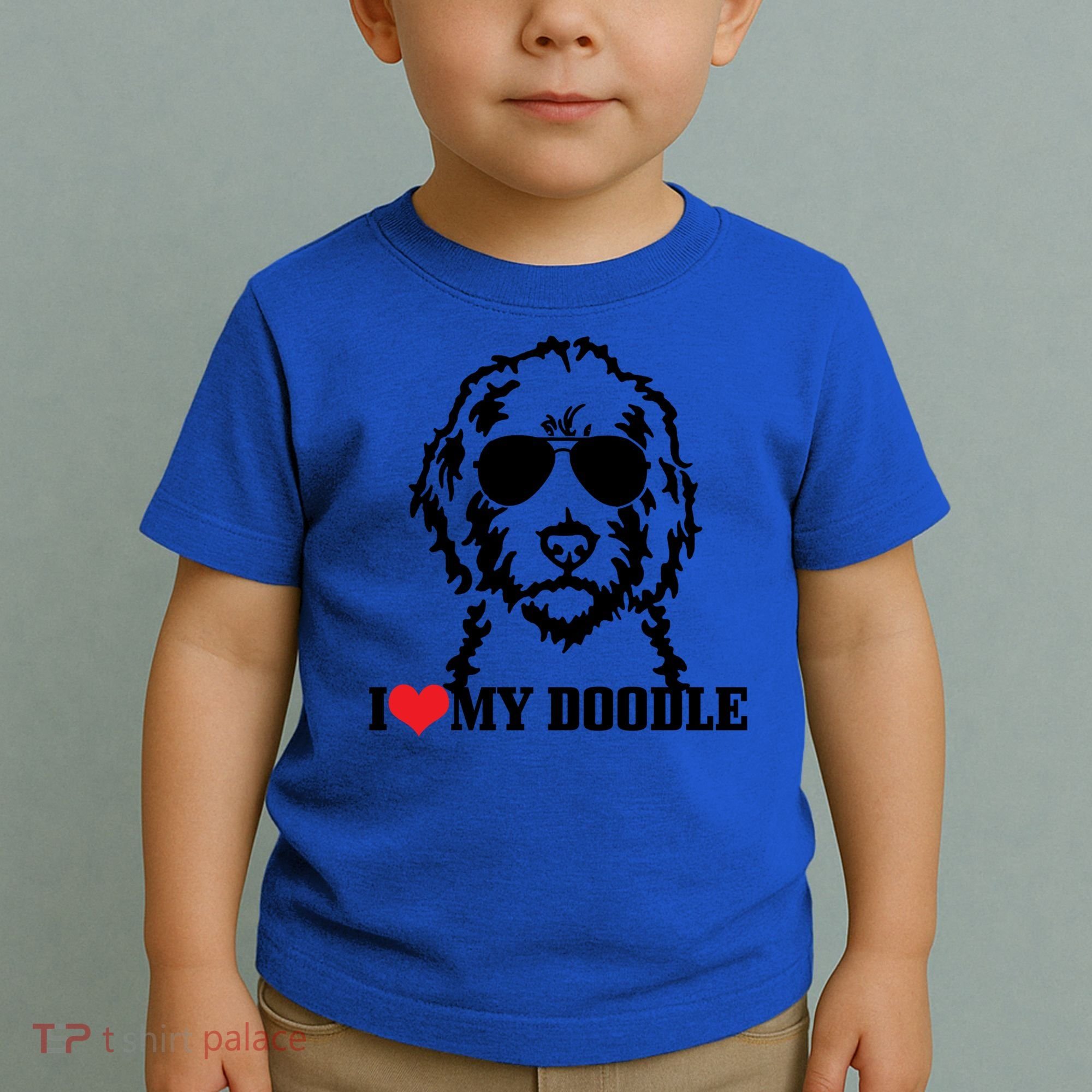 I Love My Doodle Goldendoodle Mom Labradoodle Dog Owner Gift Toddler T-Shirt