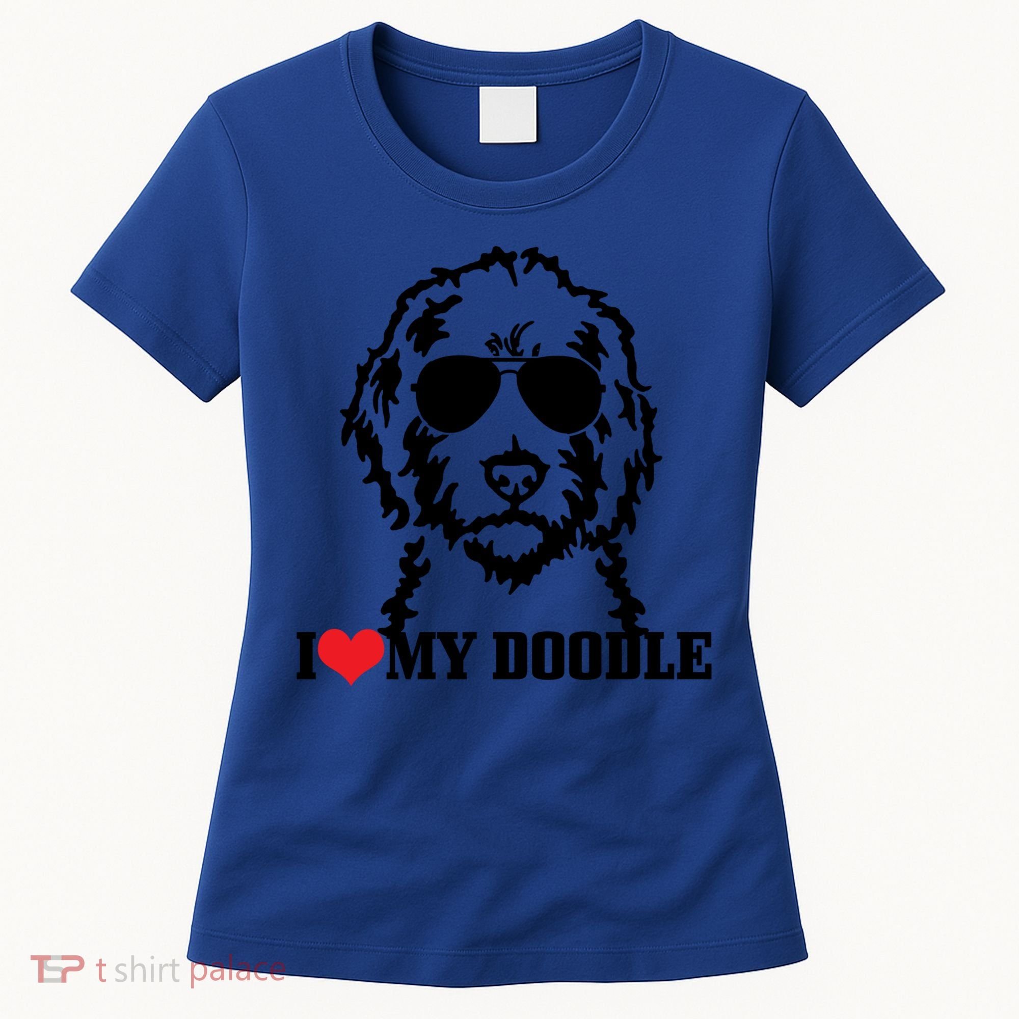 I Love My Doodle Goldendoodle Mom Labradoodle Dog Owner Gift Women's T-Shirt