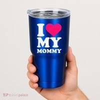 I Love My Mommy Cute Gift Tumbler thumb 2